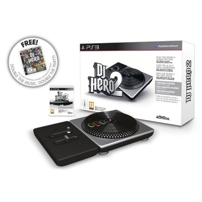 DJ Hero 2 Turntable Bundle + игра DJ Hero 1 [PS3, английская версия]
